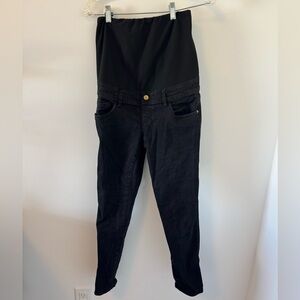 Sezane Black Maternity Jeans